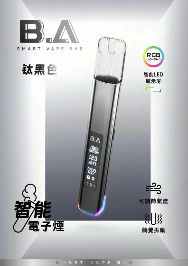 B.A 智慧一代通用主機｜主打RGB交互呼吸燈與智慧監控螢幕｜適合偏好街頭潮流時尚與科技感的一代主機玩家