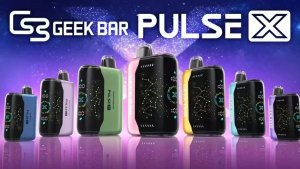 【買5贈1】GEEK BAR Pulse X星空旗艦25000口拋棄式電子煙｜全球首創3D曲面星空螢幕催生細膩煙霧｜注重前衛科技感與生活質感的商務族群必備貨
